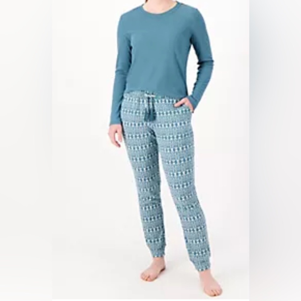 NWT MUK LUKS Rib Knit Jogger Lounge Set - Picture 5 of 8
